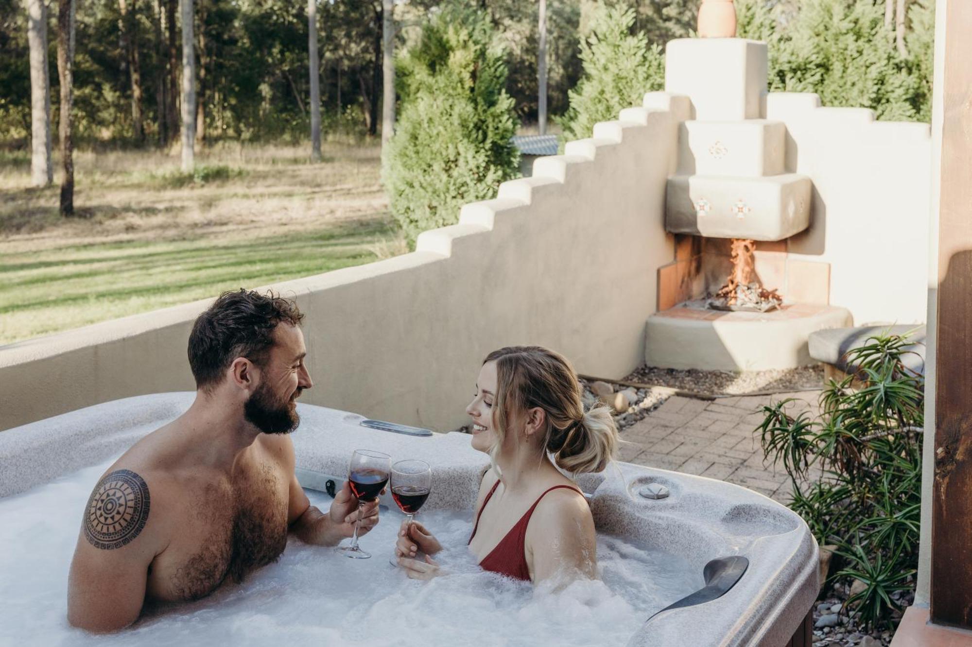 Casa La Vina Pokolbin - Romantic Villas With Outdoor Hot Tubs And Fireplaces Exterior foto